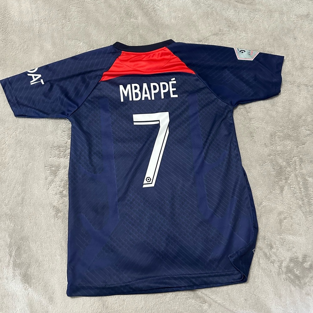 Nike Kids Navy and Red PSG Jersey - Picture 3 of 6